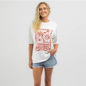 Billabong Salt Crystal Costal Tee Oversized
